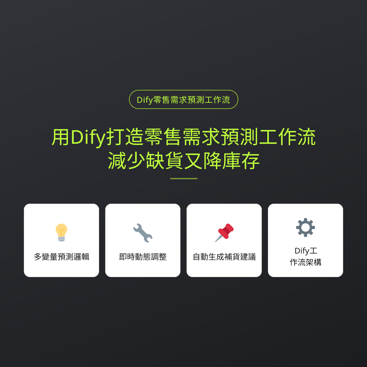 用Dify打造零售需求預測工作流，減少缺貨又降庫存